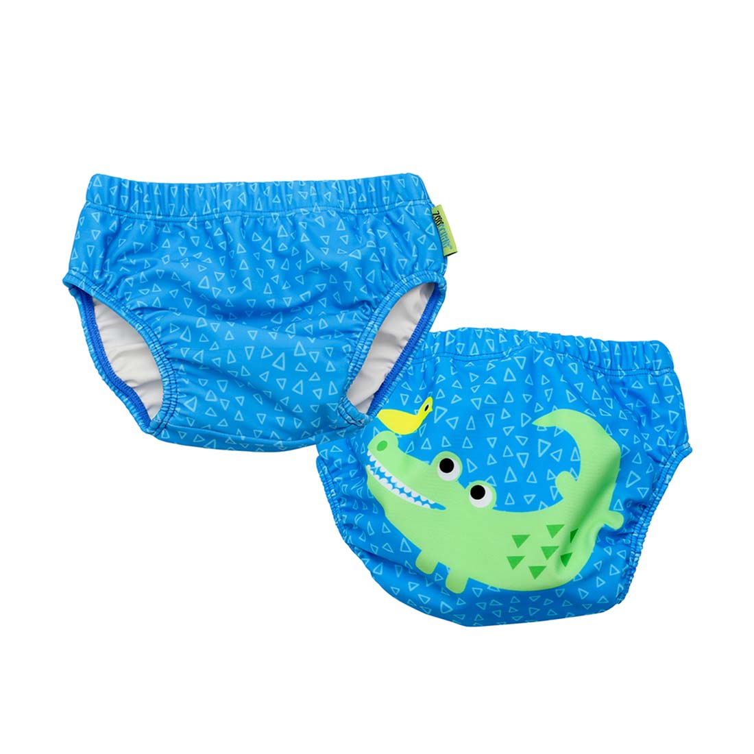 Zoocchini UPF Reusable Swim Diaper (2pk) - Aidan the Alligator