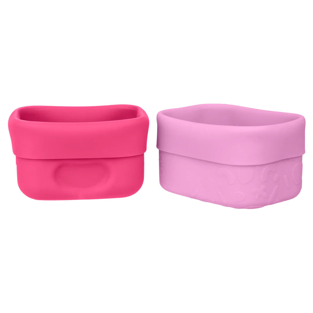 b.box Silicone Snack Cups - Strawberry Shake
