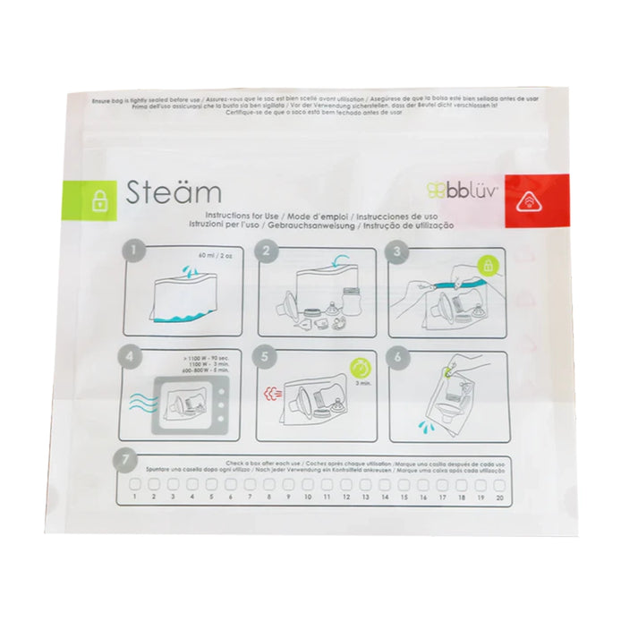 BBLuv Microwave Quick Steam Sterilizer Bags