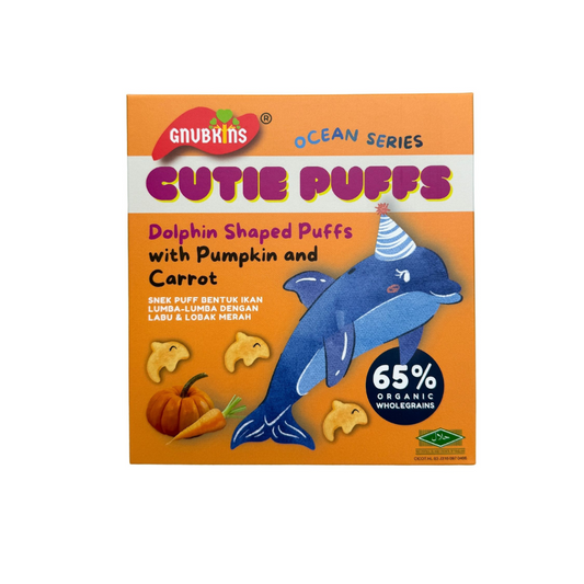 Little Baby Grains Dolphin Shaped Puffs 6m+