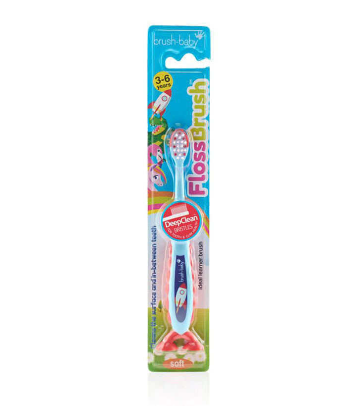 Brush-Baby Flossbrush 3-6y - Rocket