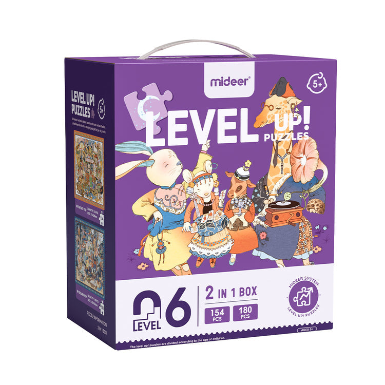 Mideer Level Up Puzzles - Forest Fantasy Party