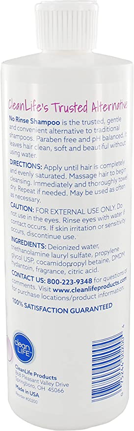 No Rinse Shampoo