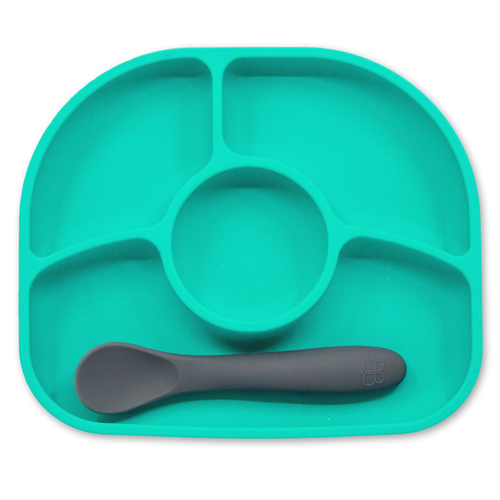 BBLuv 4 Section Silicone Plate & Spoon (0-3y)