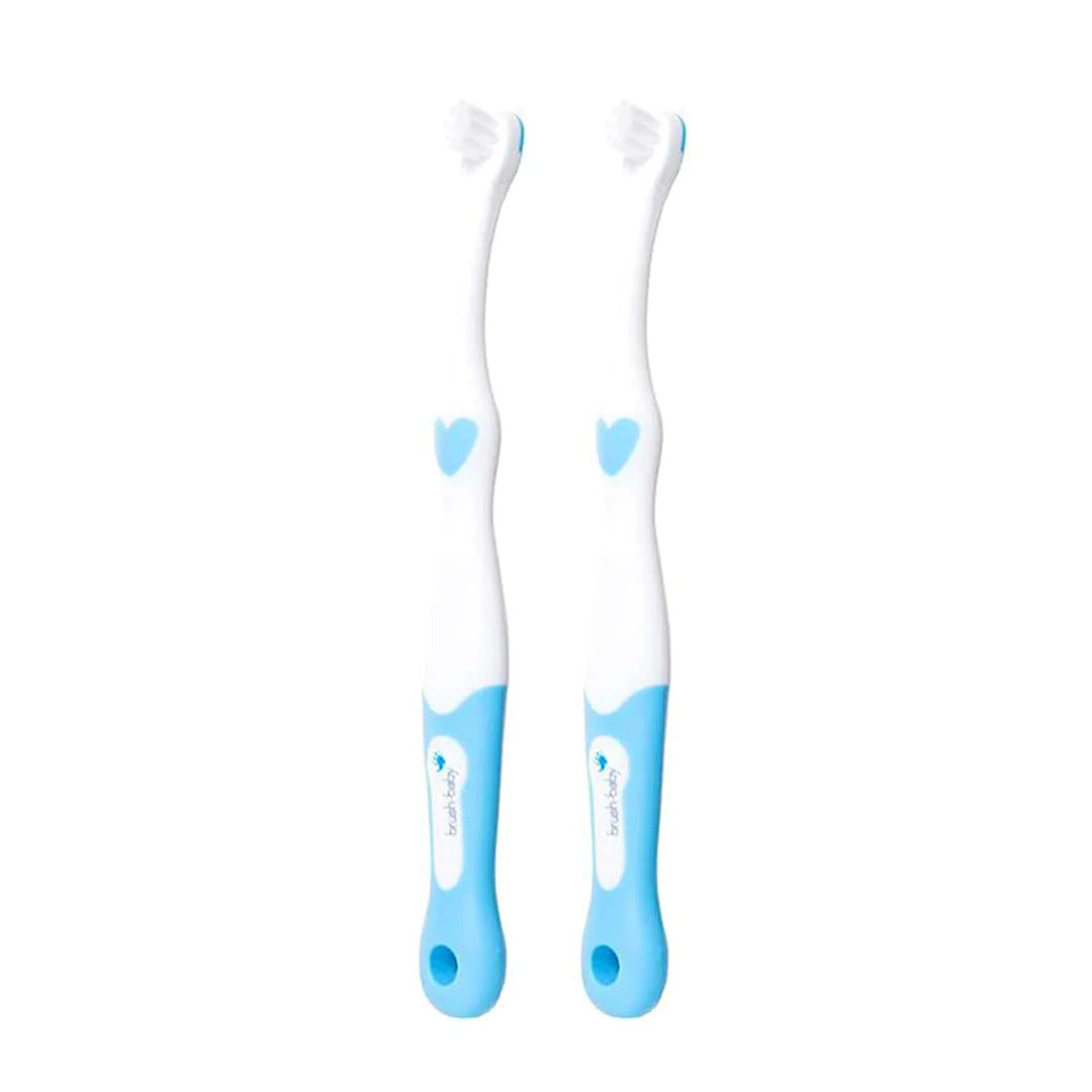 Brush-Baby Firstbrush (2pk) - Blue
