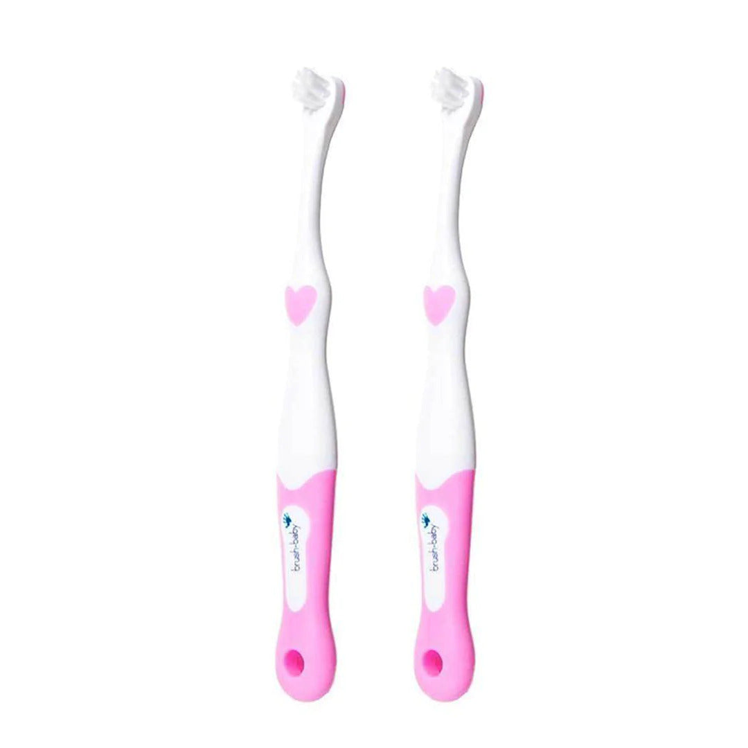 Brush-Baby Firstbrush (2pk) - Pink