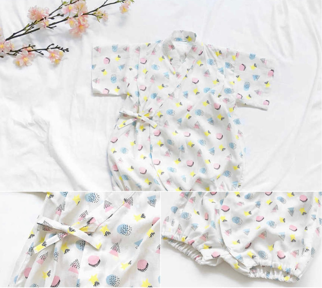 Borny Tieside Onesies - Color Burst