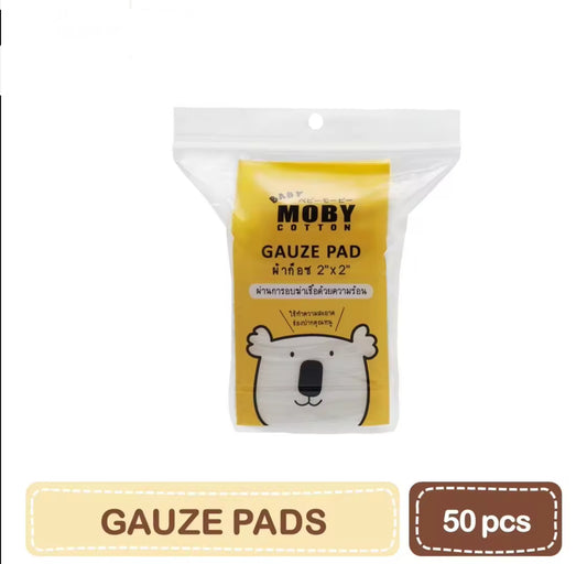 Baby Moby Sterile Gauze Pads 50ct pack