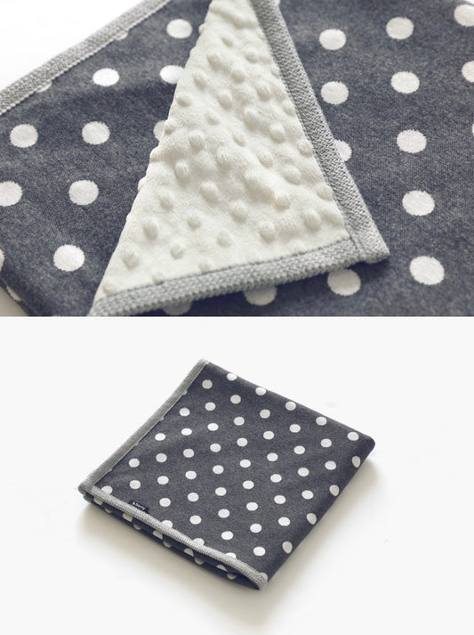 Borny Large Blanket - Graysy Dots (Buy 1 Take 1)