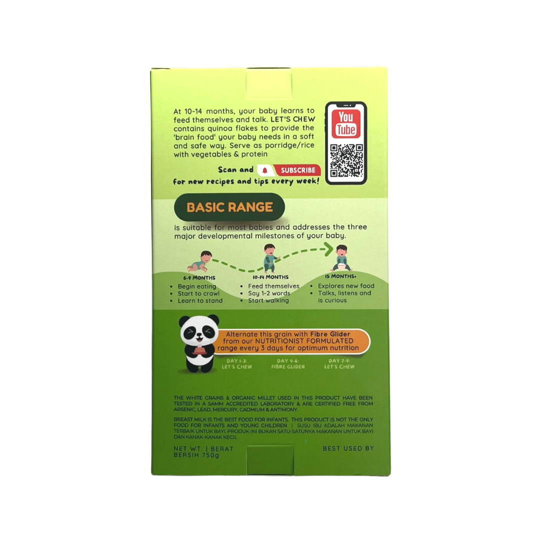 Little Baby Grains 750g Lets Chew 10m+
