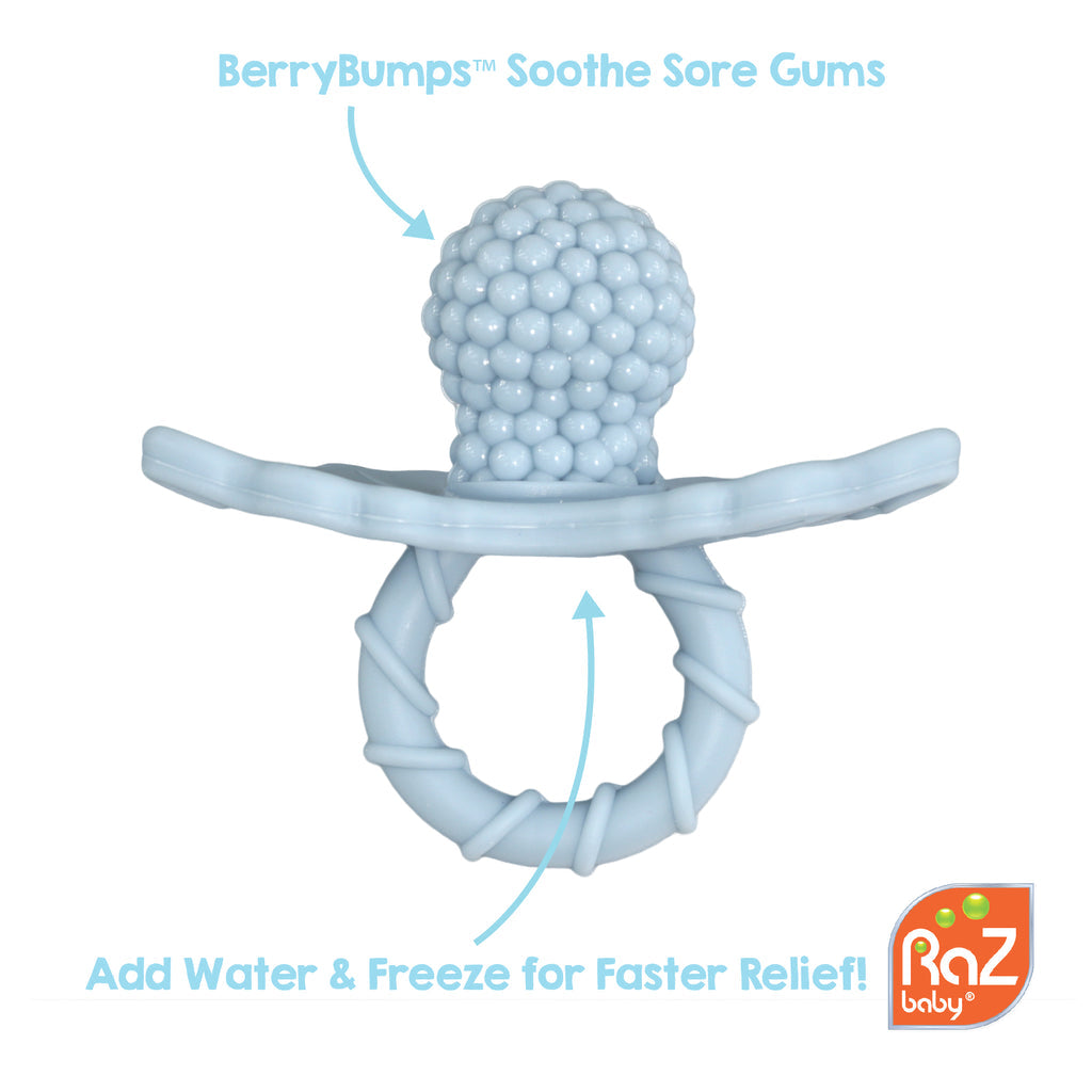 RaZbaby Razberry Teether - Lt. Blue