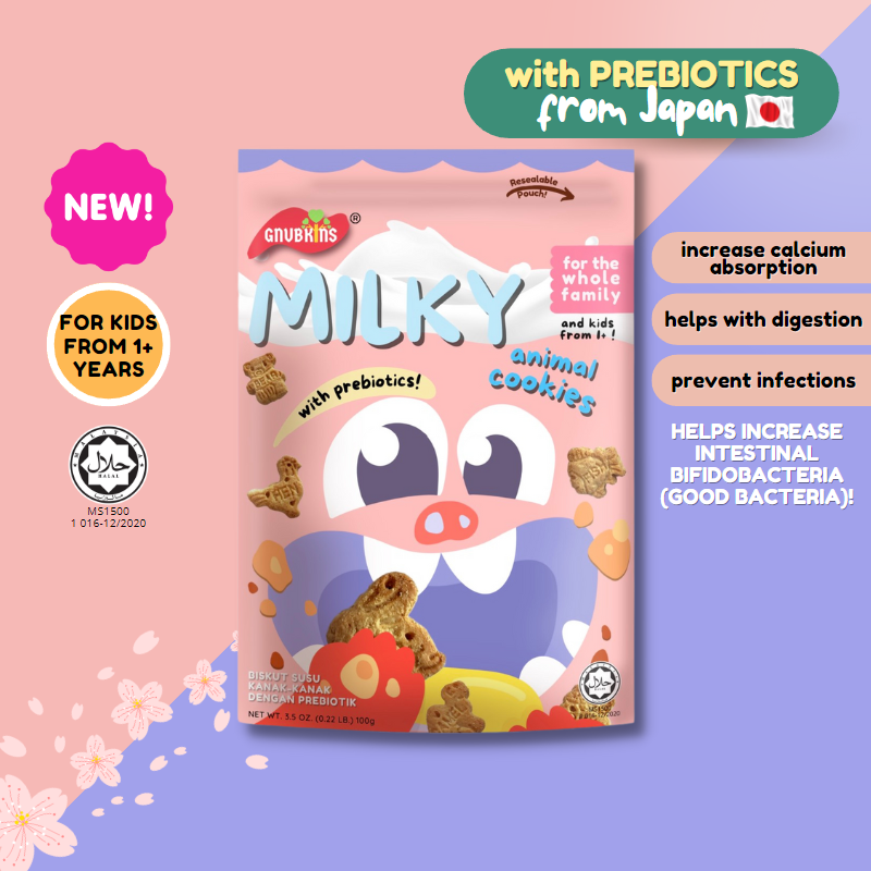 Little Baby Grains 100g Milky Cookies with Prebiotics 1y+