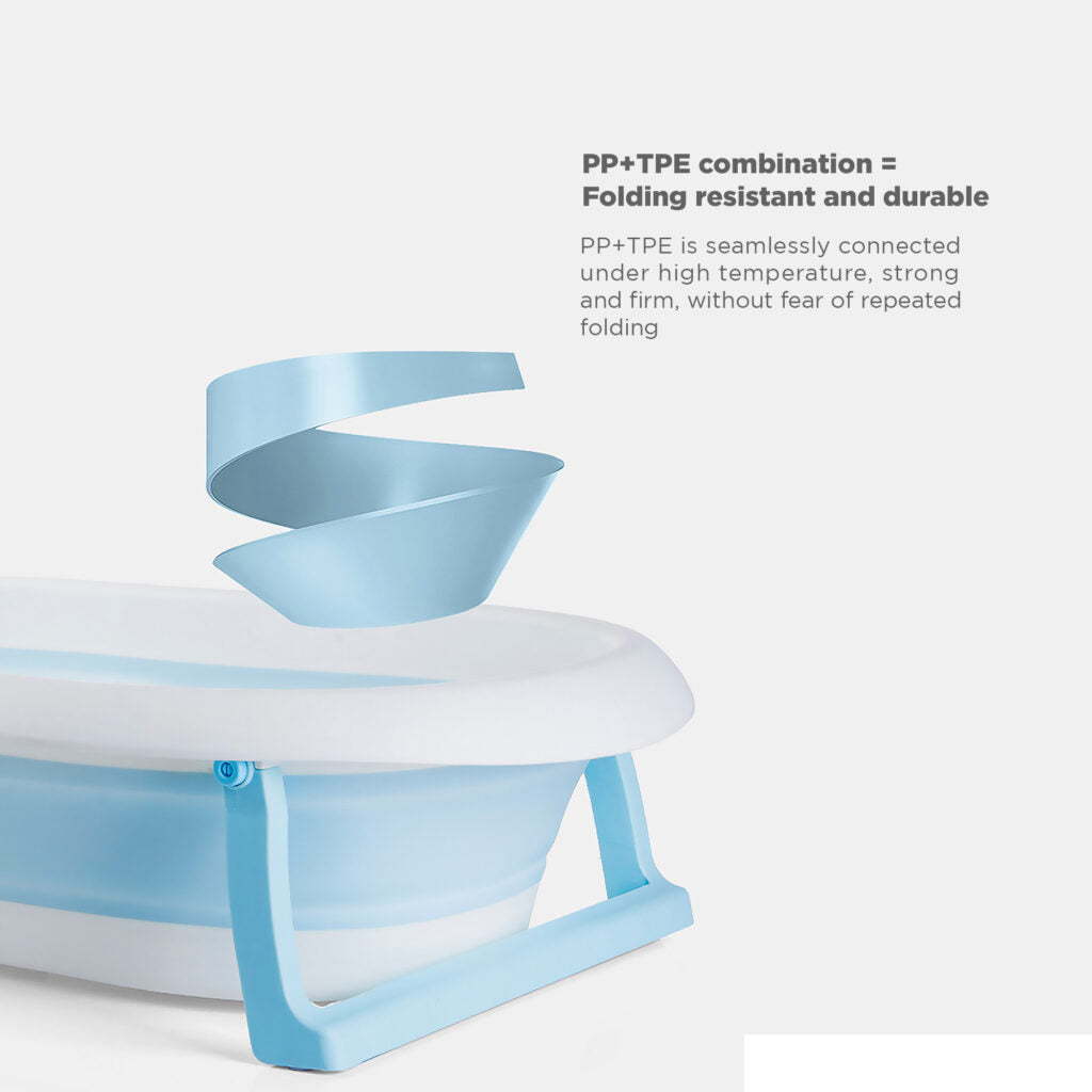 Babybee Collapsible Bathtub - Blue