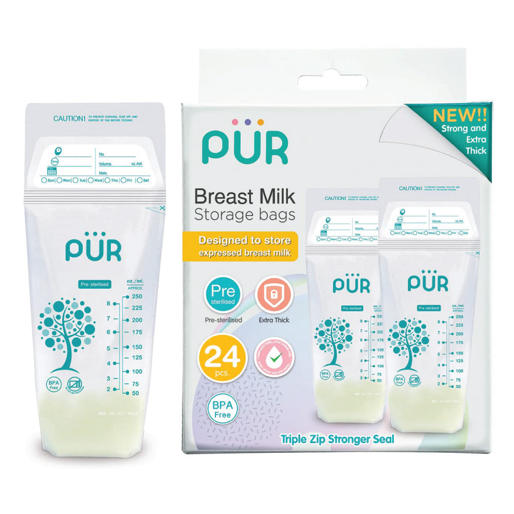 PUR Breastmilk Storage Bags - 24s