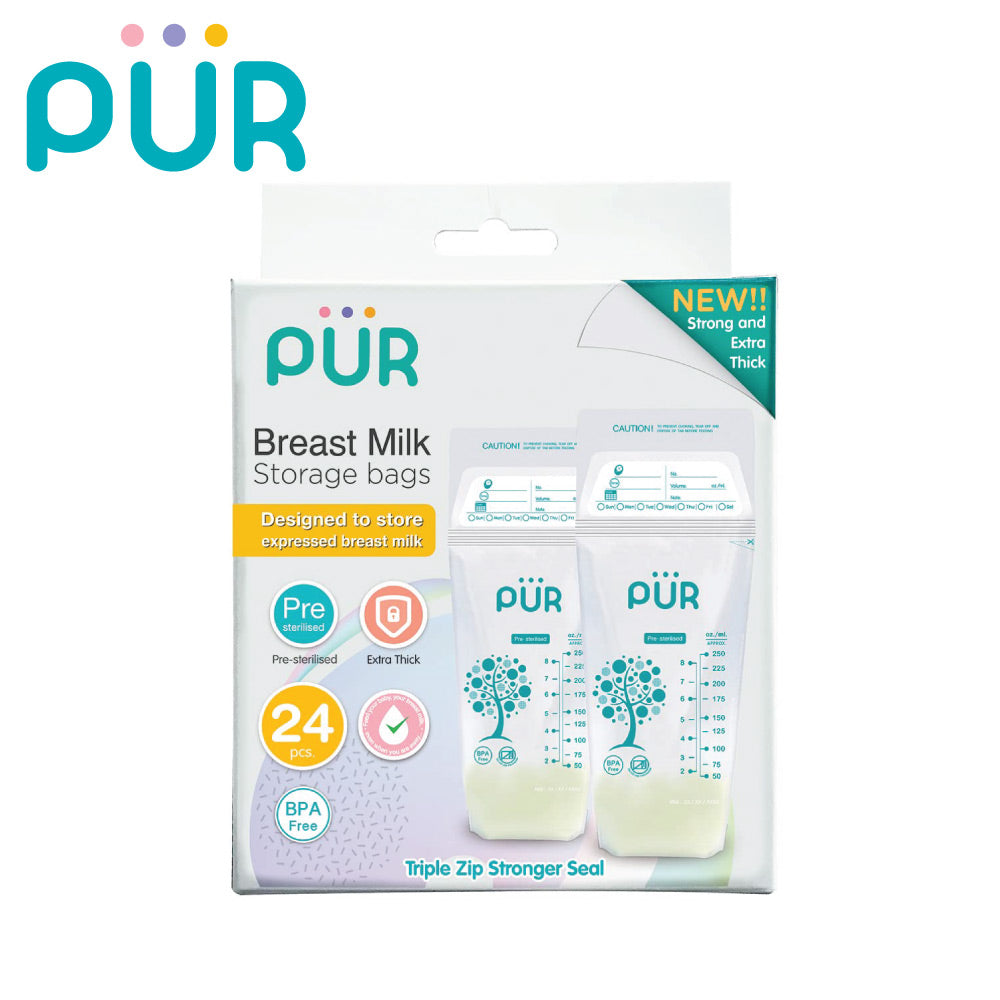 PUR Breastmilk Storage Bags - 24s