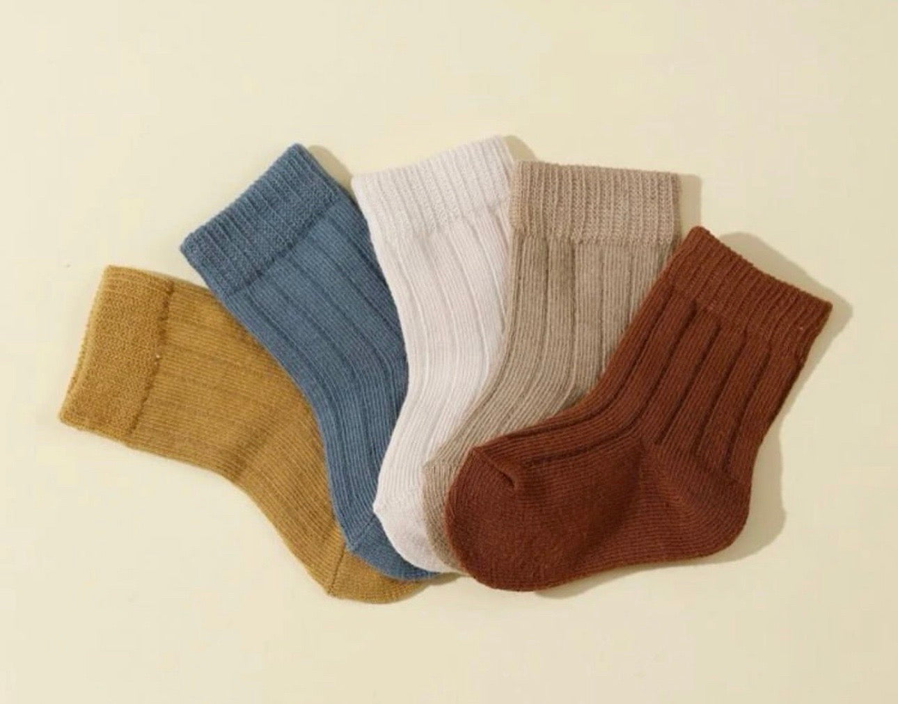 Blooming Wisdom Plain Socks Set