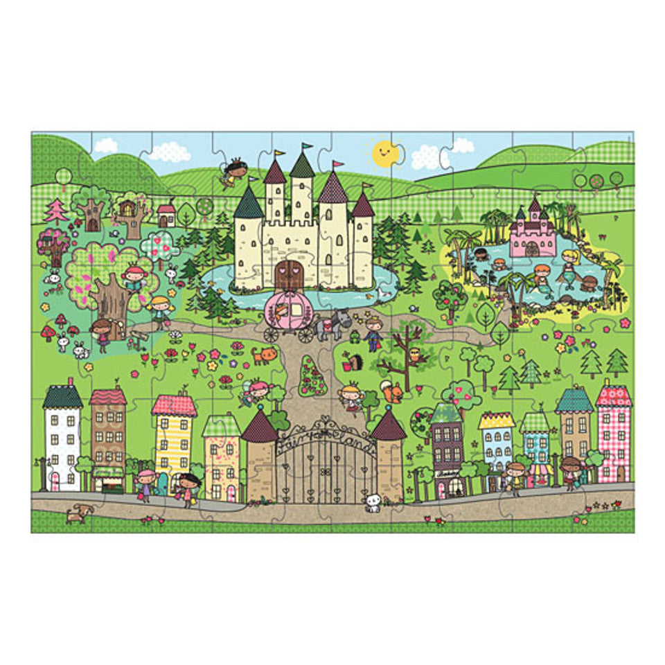 Innovative Kids Natural Play Giant Floor Puzzle - Princess Fairyland