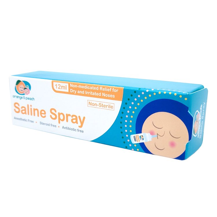 Orange and Peach Nasal Saline Spray 12ml