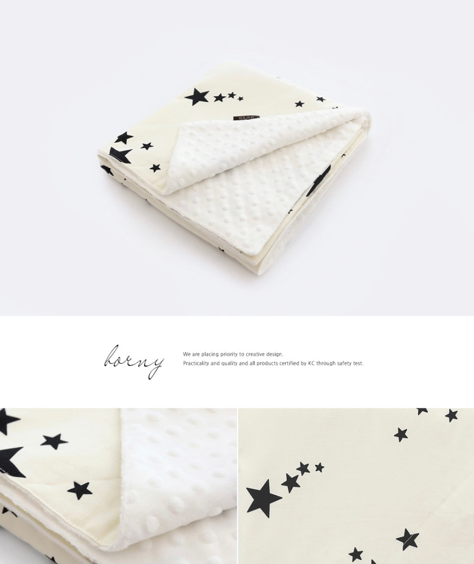 Borny Large Blanket - Starry Night White
