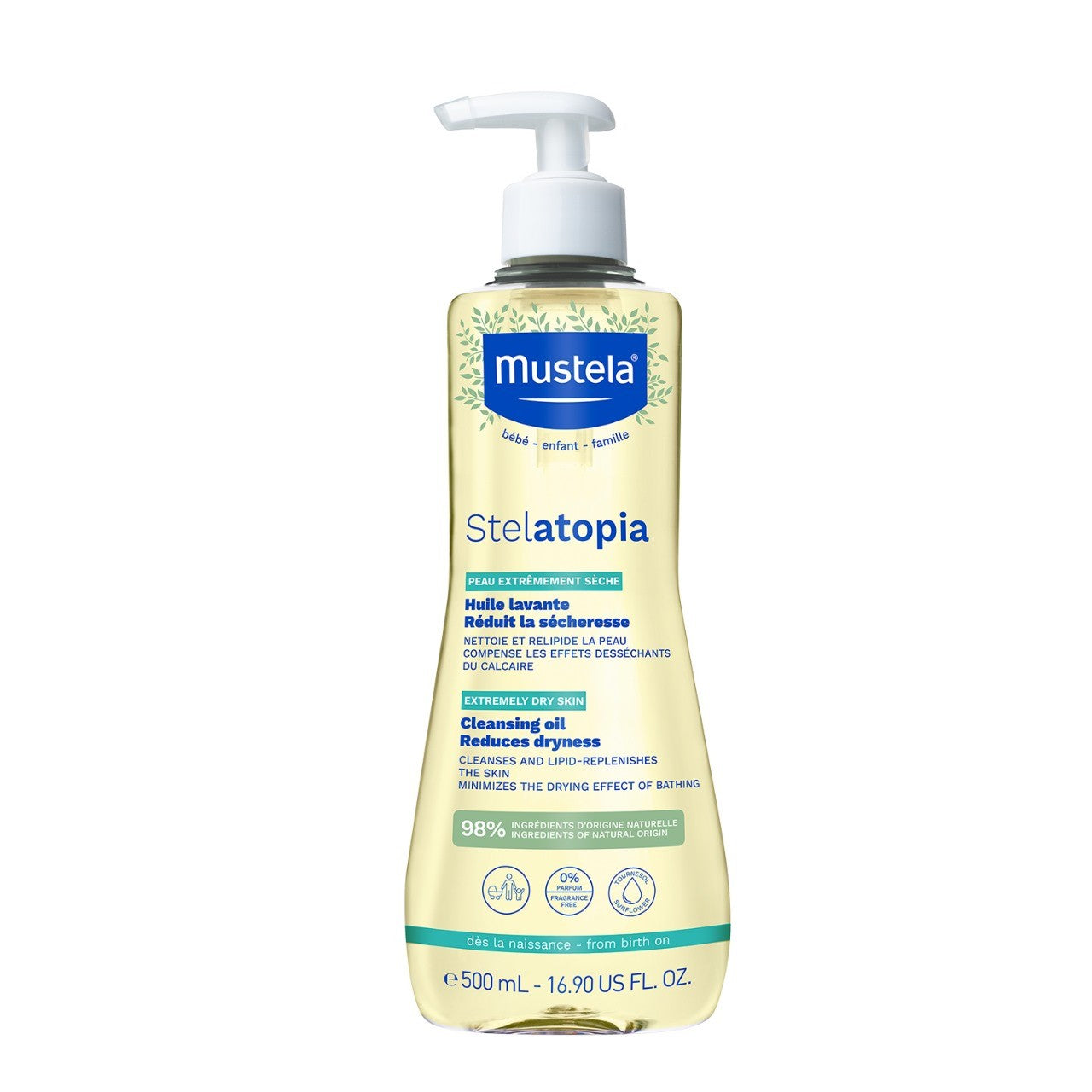 Mustela Stelatopia Cleansing Gel - 500ml