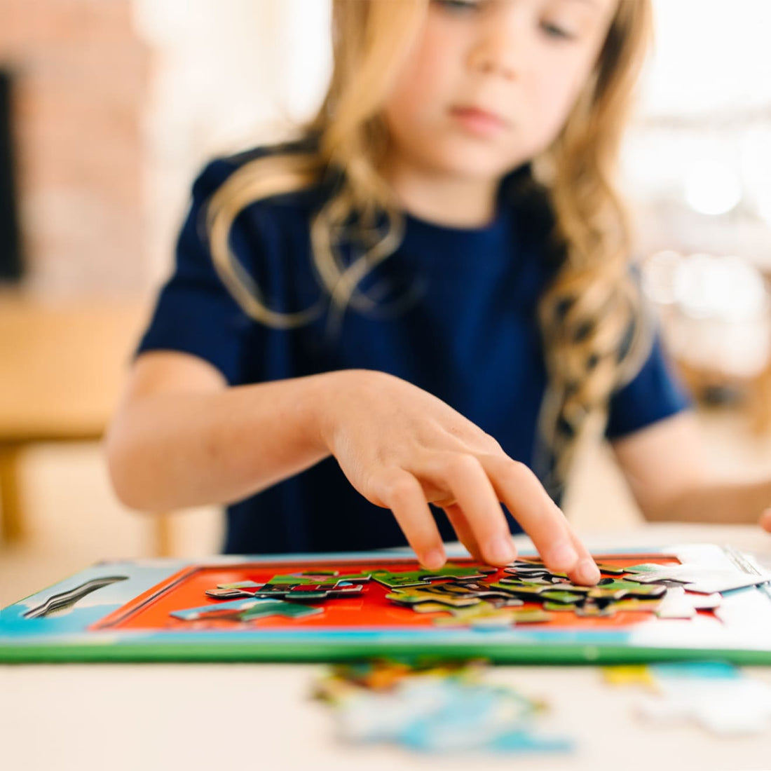 Melissa & Doug Take Along Magnetic Jigsaw Puzzles - Farm Animals