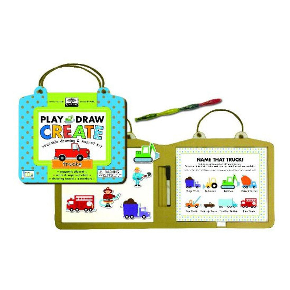 Innovative Kids Play, Draw, Create - Trucks