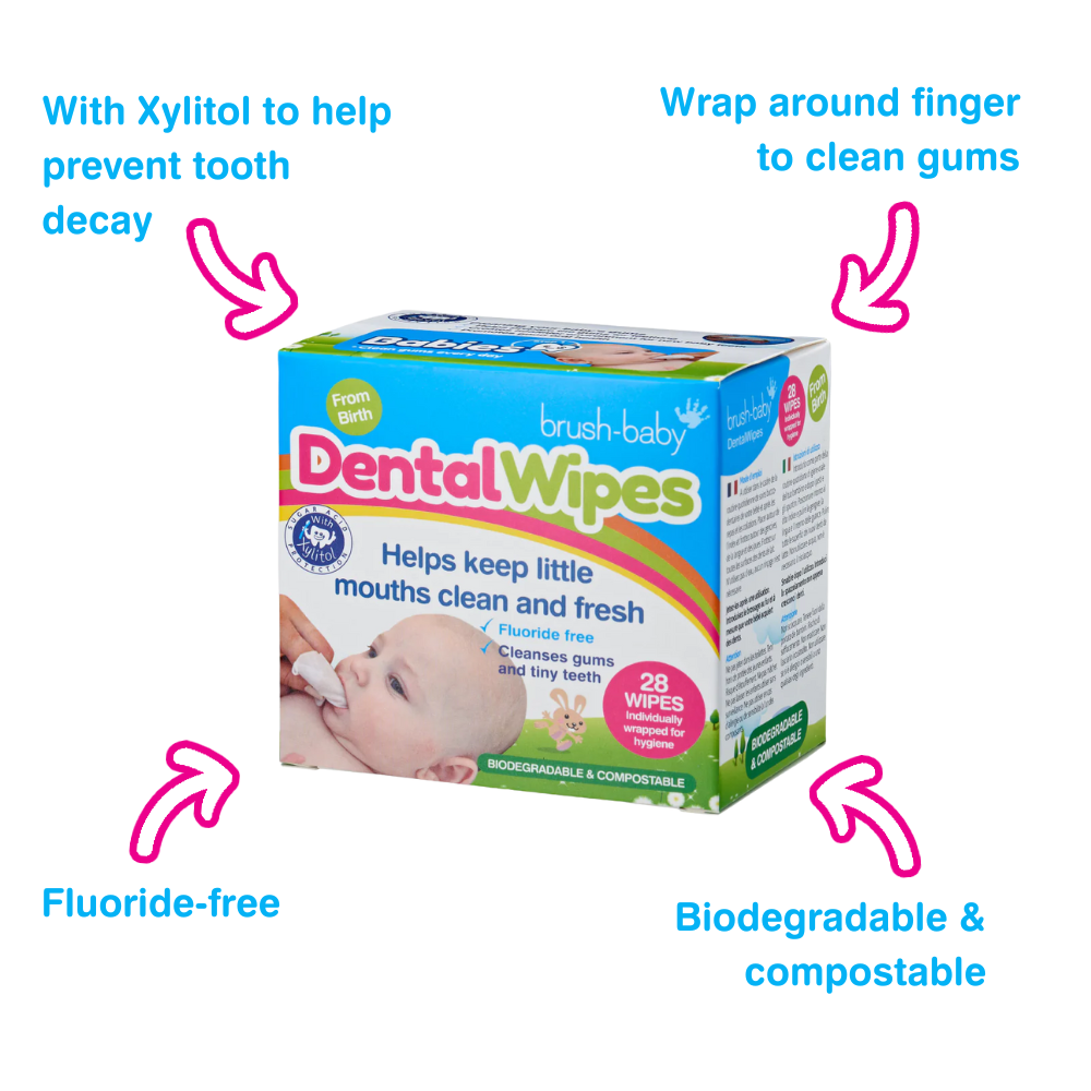 Brush-Baby Dental Wipes 28s