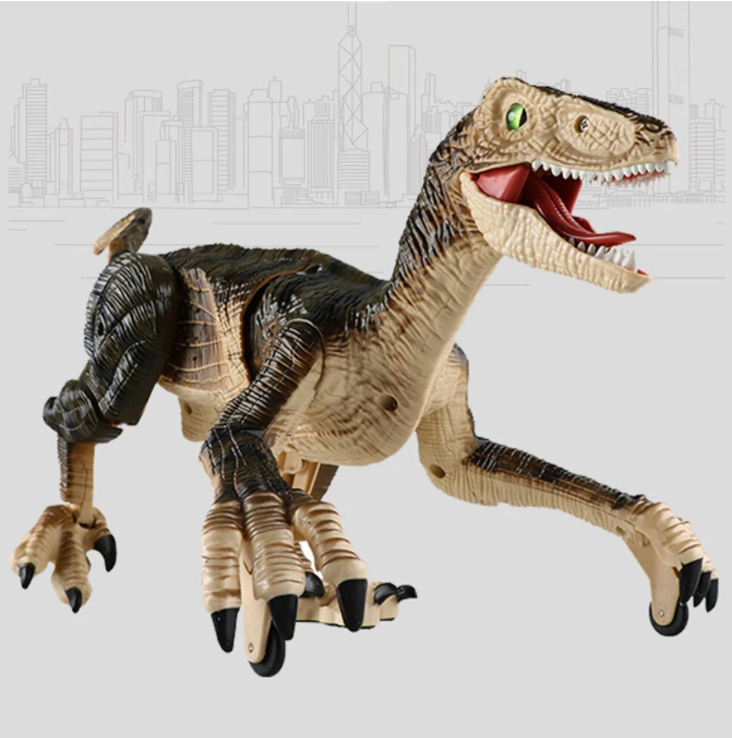 Remote Control Dinosaur - Grey