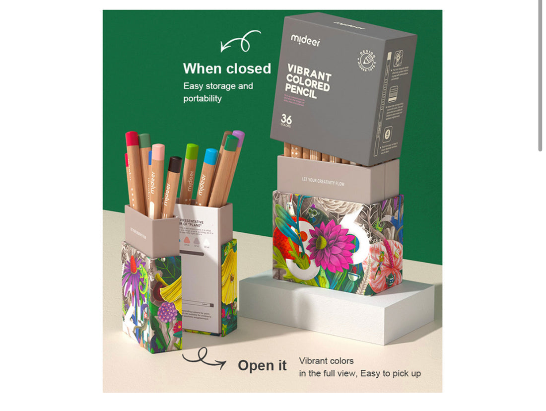 Mideer Vibrant Colored Pencils 36s