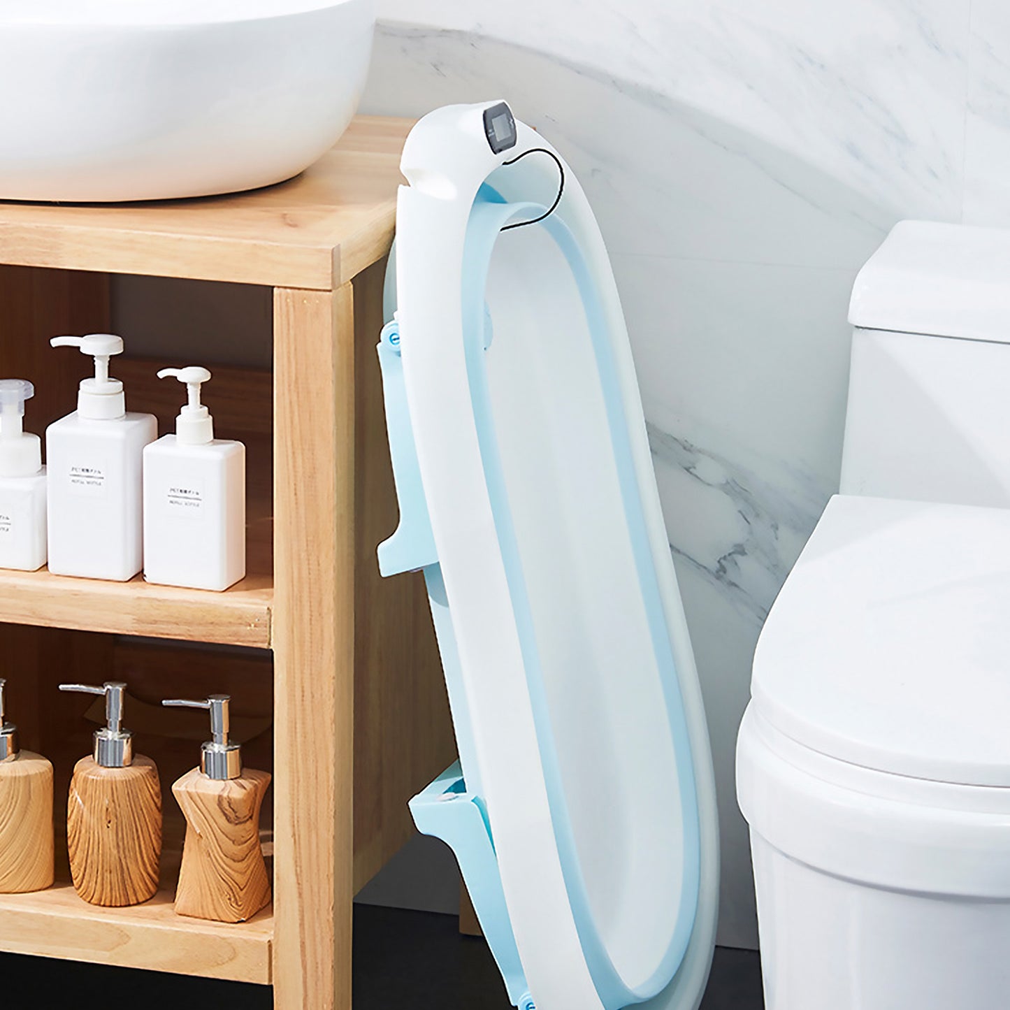 Babybee Collapsible Bathtub - Blue
