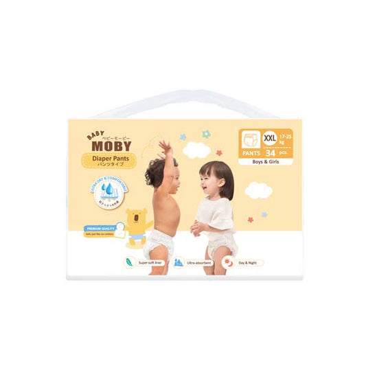 Baby Moby Chlorine Free Diaper Pants 34ct - XXL