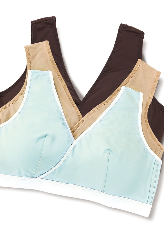 6882 Mamaway Antibacterial Crossover Sleeping & Nursing Bra