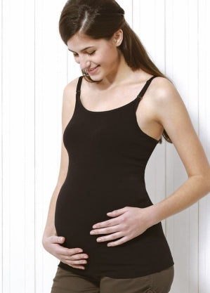 11201 Mamaway Breastfeeding Singlet with Built-in Bra