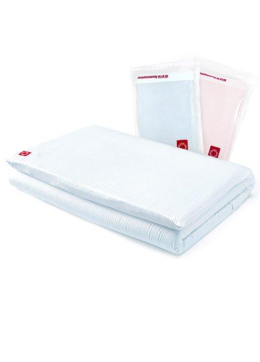 13413 Mamaway Cotton Crib Cover for Cot Mattress - Blue (120x60cm)