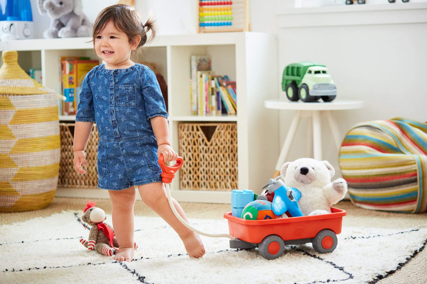 Green Toys Wagon - Orange