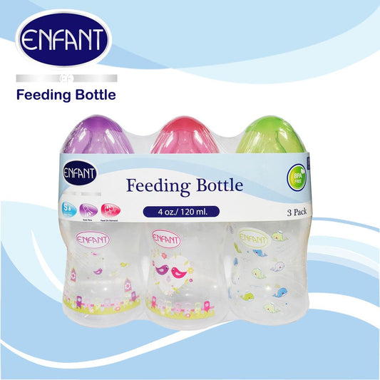 Enfant Feeding Bottle 4oz -3pack
