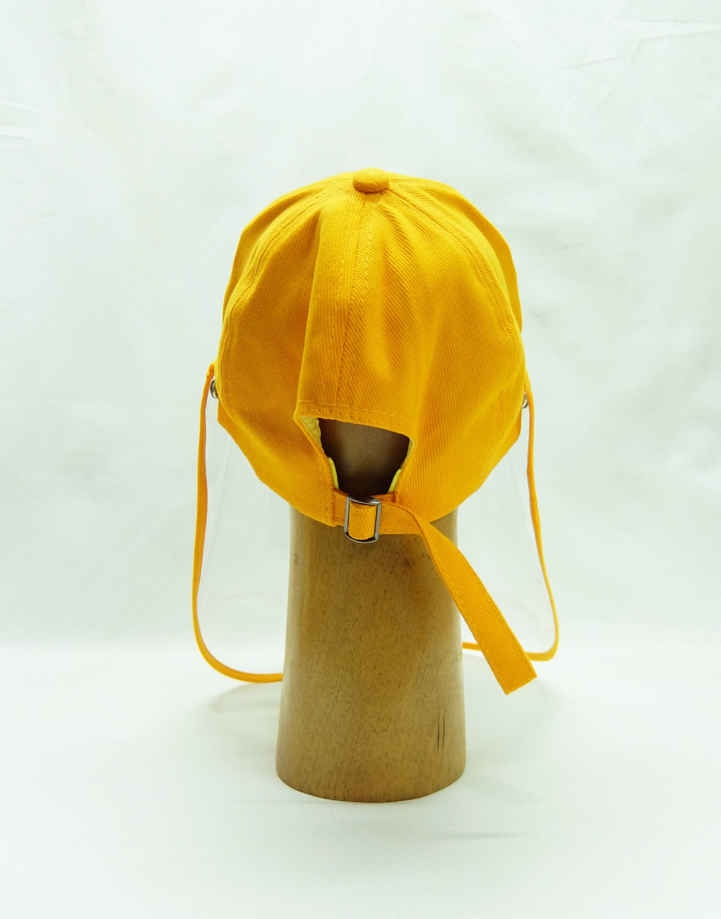 Twill Cap with Face Shield - Yellow