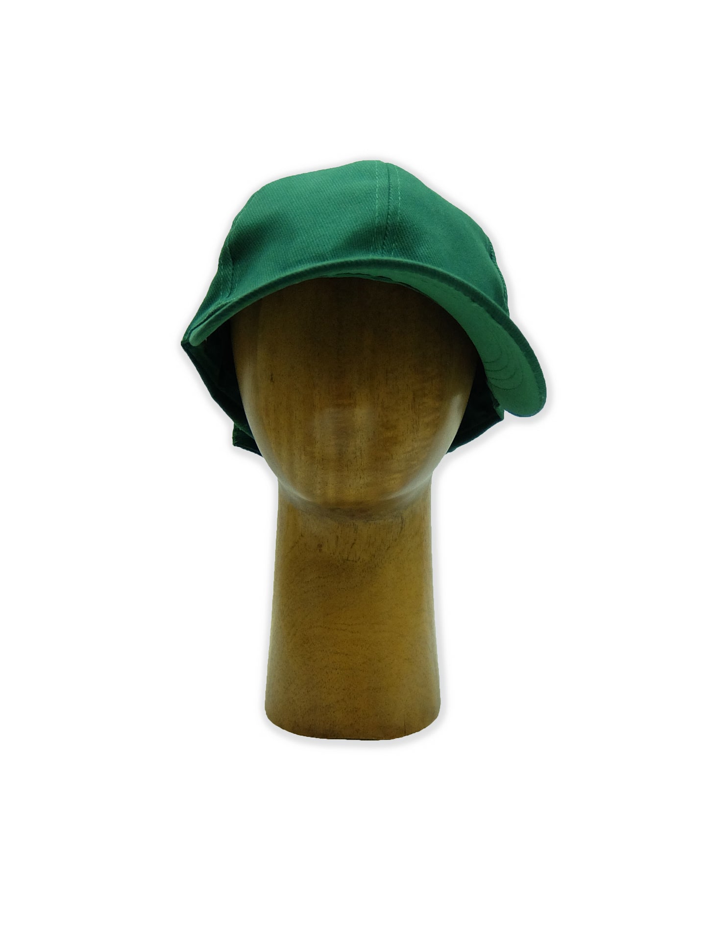 Twill Cap with Face Shield - Green