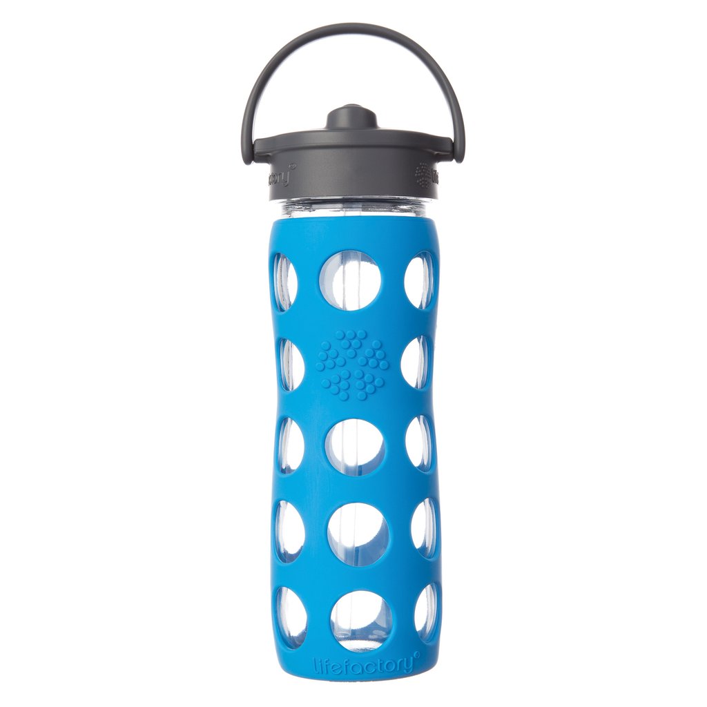 Lifefactory 16 oz Classic Straw Cap Bottle