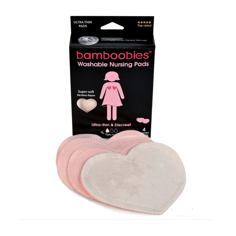 Bamboobies Regular Light Pink Pads (2 Pairs)