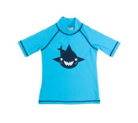 Banz Baby Short Sleeve Rash Top - Shark Turquoise