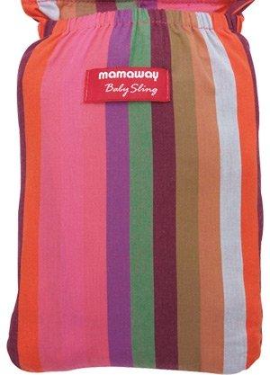 59951 Mamaway Baby Ring Sling Rainbow Crayon