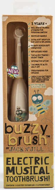 Jack N' Jill Buzzy Brush Electric Musical Toothbrush