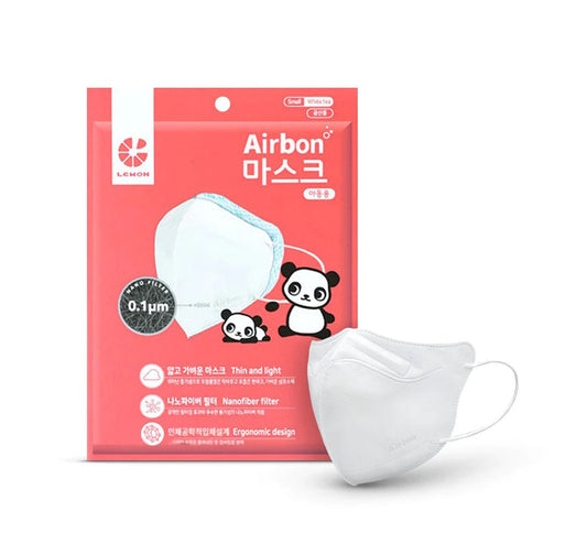 Airbon Small NanoFiber Filter Mask - White