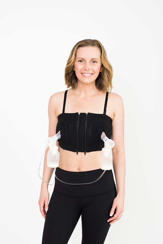 Simple Wishes Hands Free Pumping Bra Black