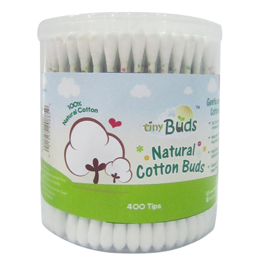 Tiny Buds Natural Cotton Buds - 400 Tips