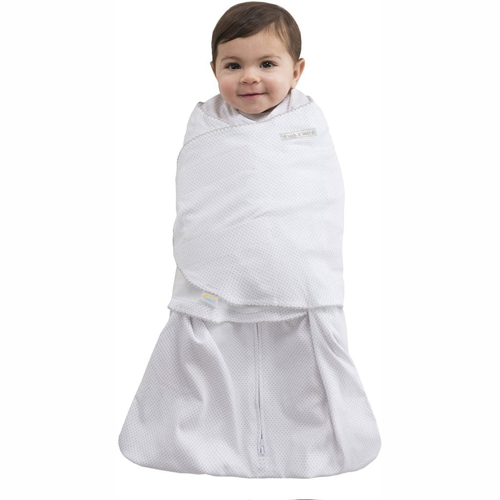 Halo Sleepsack Swaddle Silver Pin Dot