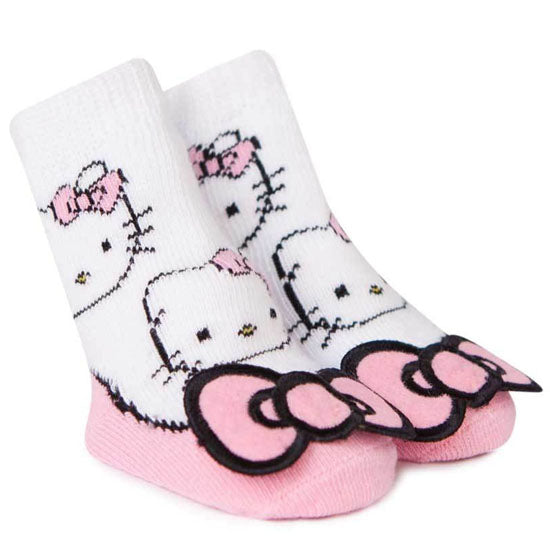 Trumpette Hello Kitty Bow Pixies Socks, 6 Pack