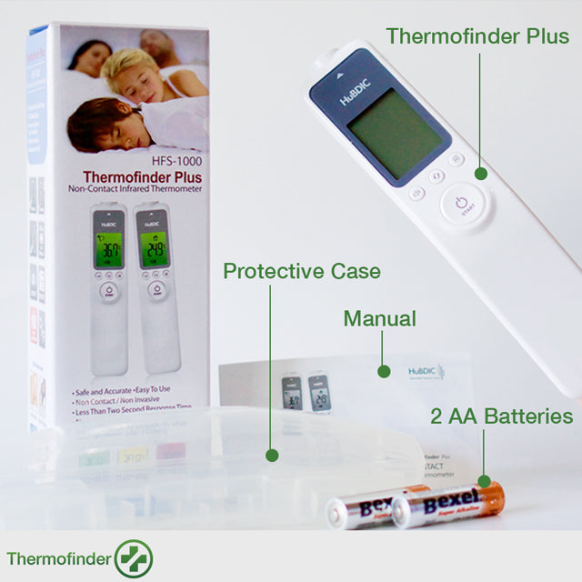 HuBDIC Thermofinder Plus HFS-1000 Non-Contact infrared Thermometer