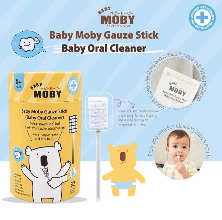 Baby Moby Sterile Gauze Stick